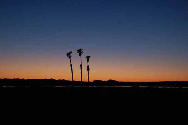 sunset on Lake Havasu